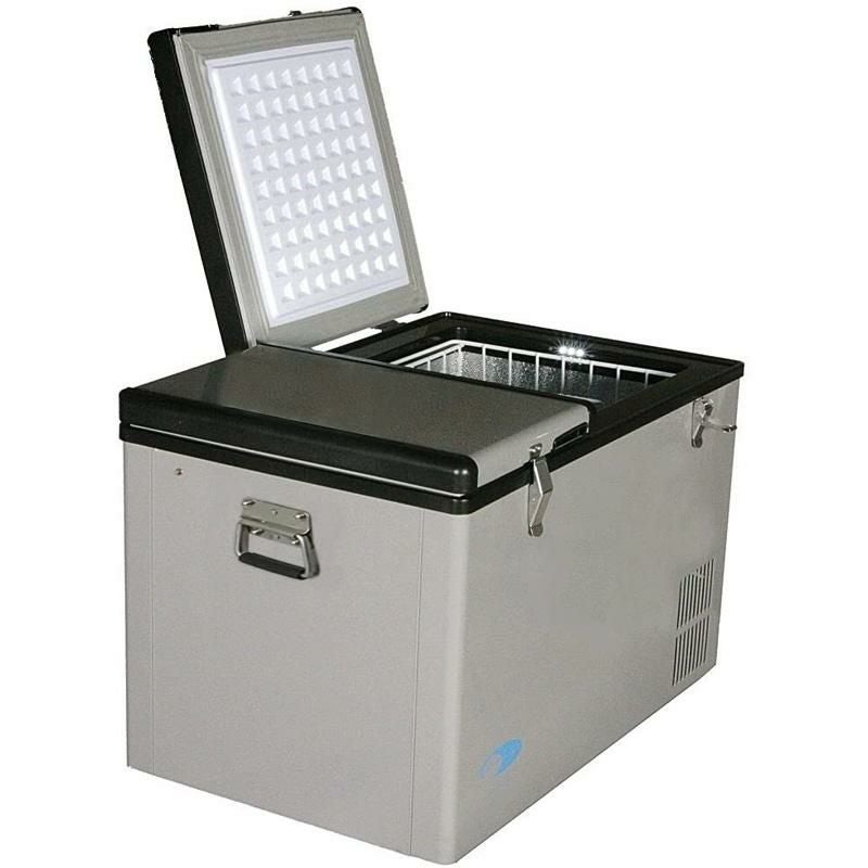 冷蔵庫 冷凍庫 60L ポータブル 持ち運び DC/AC電源 デュアルゾーン