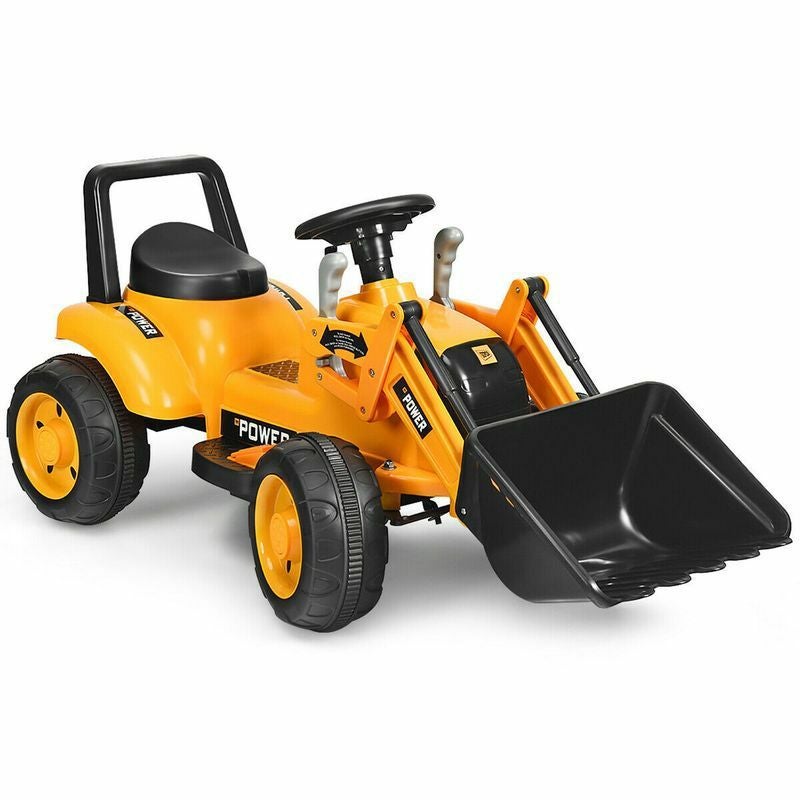 乗用玩具 ブルドーザー 3才から 体重30kgまで 電動自動車 6Vバッテリー