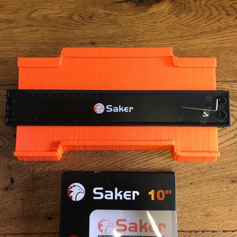 不規則な形状をコピー型取りゲージ長さ25cmDIY工具SakerContourGauge(10InchLock)ProfileTool-AdjustableLock-PreciselyCopyIrregularShapeDuplicator-IrregularWeldingWoodworkingTracing-MustHaveToolforDIYHandyman,Construction