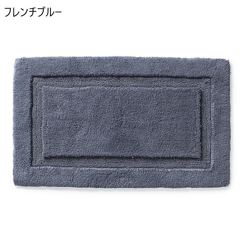 リゾートコットンバスマット61×102cm高級ホテル綿100％滑り止め付FRONTGATEResortSkid-resistantBathRug