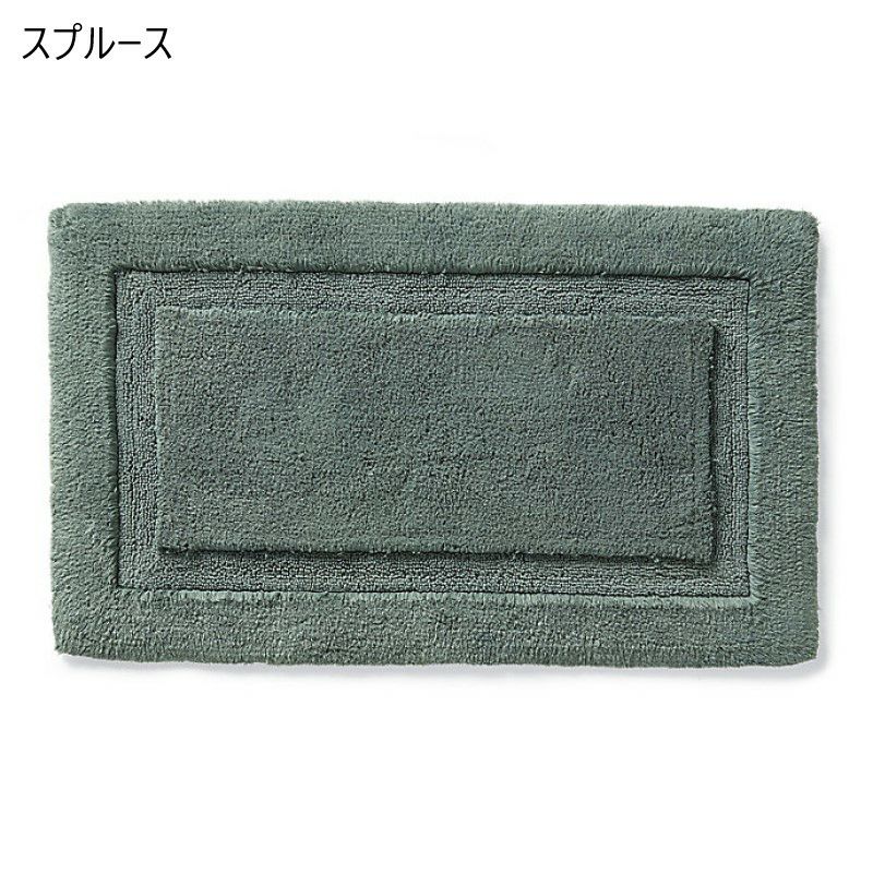 リゾートコットンバスマット61×102cm高級ホテル綿100％滑り止め付FRONTGATEResortSkid-resistantBathRug