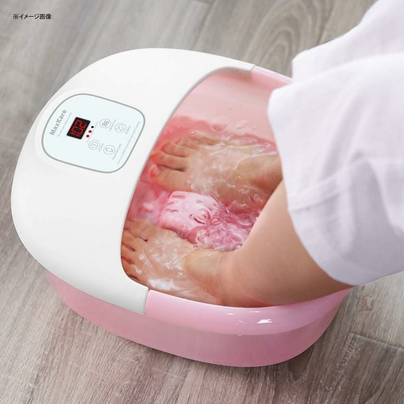 フットバス温度調節マッサージローラーバブルフットスパFootBathMassagerwithHeatBubblesVibrationand14MassageRollers,FootSpaBasinPedicureSoakingFeetwithAdjustableTemperatureandAutoShut-Off,SootheTiredFeetPressure家電