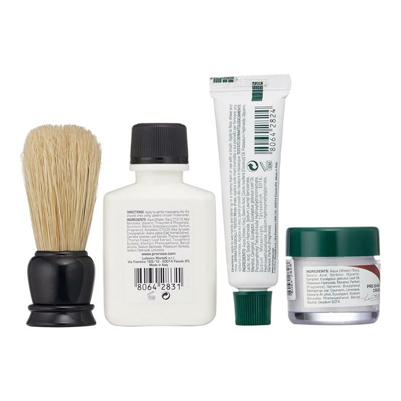 Proraso トラベルシェーブキット プレシェーブクリーム シェーブ