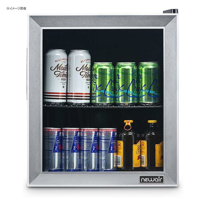 冷蔵庫ビバレッジクーラー最大60缶ガラスドアステンレスニューエアーNewAirNBC060SS00BeverageCoolerandRefrigerator,StainlessSteel,60Can家電