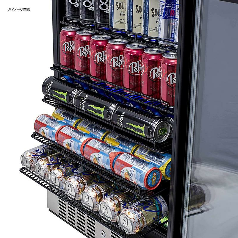 冷蔵庫 ビルトイン 最大177缶 ビバレッジクーラー ガラスドア