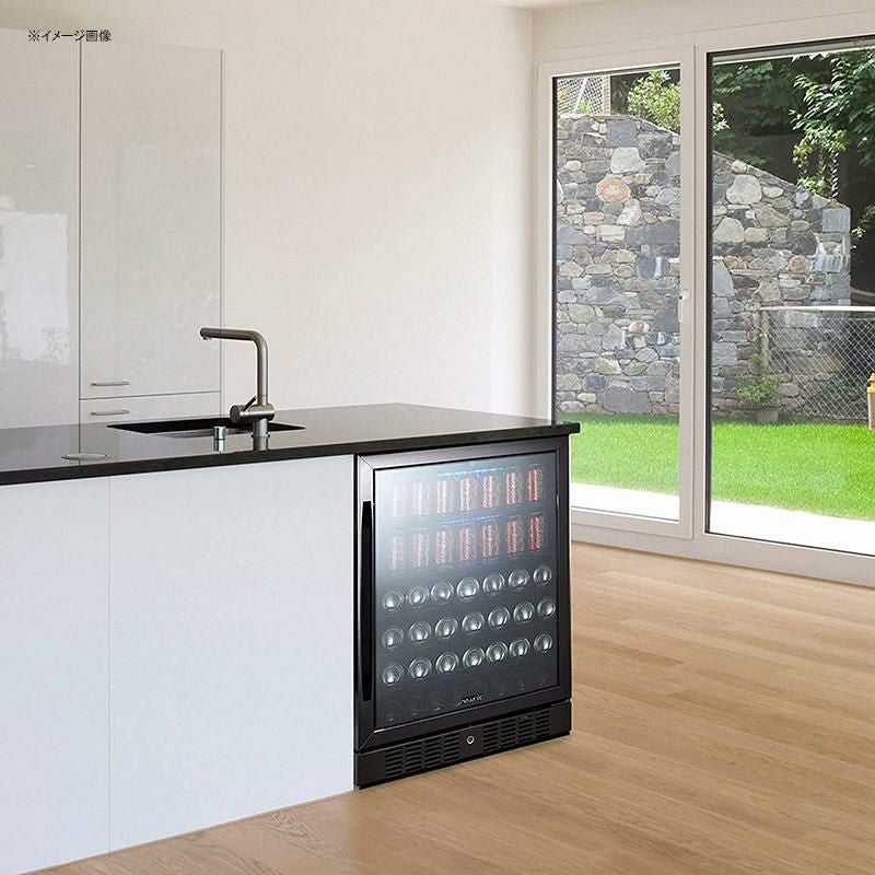 冷蔵庫ビルトイン最大177缶ビバレッジクーラーガラスドアブラックステンレスニューエアーNewAirNBC177BS00BeverageCooler,177Can,BlackStainlessSteel家電