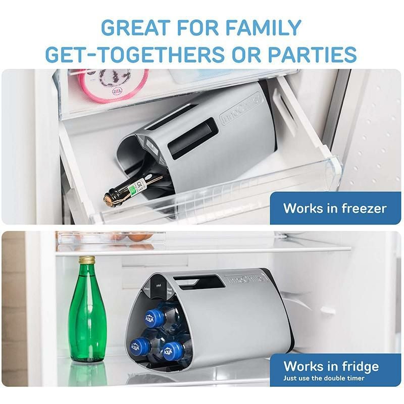 10分で飲み物を冷やす時短スピード冷却イノチラー最大6缶ワインビールheInnoChiller?SpeedUpYourFreezer,forAllTypesofBeverages,WineChiller,BeerCooler,IceCubeMaker,CoolDownupto6beersatatime家電