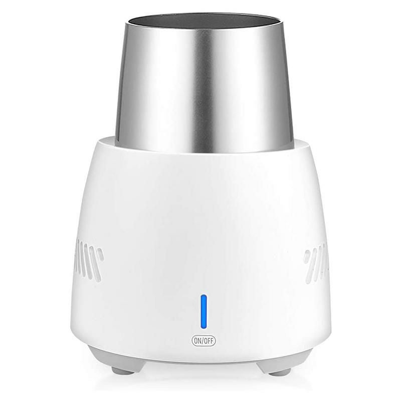 時短飲み物スピード冷却保冷アルミマグワインビール缶AZFUNNBeverageMugCooling&CupCoolerforOfficeHomeDeskUse,BeverageCoolerElectricCupPlateAccessorieswithAluminumMugForWaterMilkWine,Cola,Beer,CansBeverageTravel家電