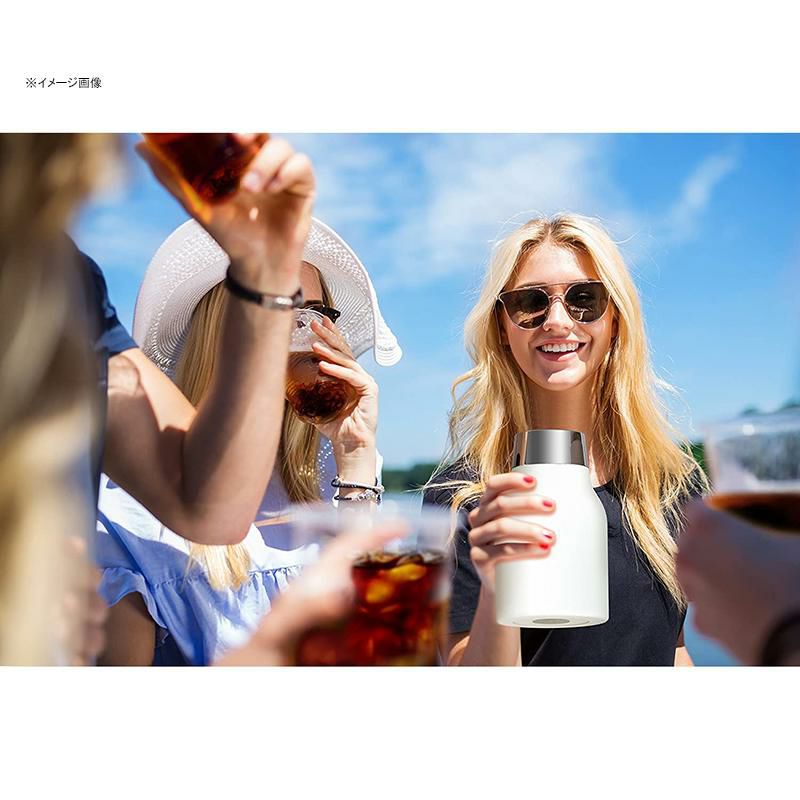 コールドブリューポータブルコーヒーメーカー1LステンレスフィルターBPAフリーAsobuColdbrewPortableColdBrewCoffeeMakerWithaVacuumInsulated1LiterStainlessSteel18/8CarafeBpaFree(White)