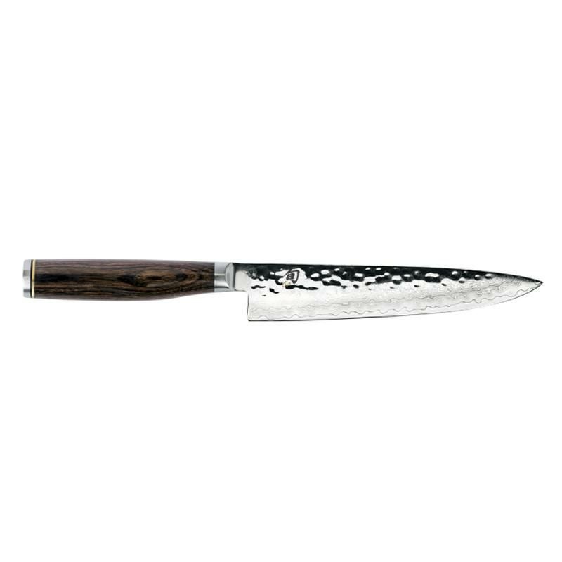旬 三徳包丁 18cm ナイフ ダマスカス 槌目 プレミア 日本製 Shun