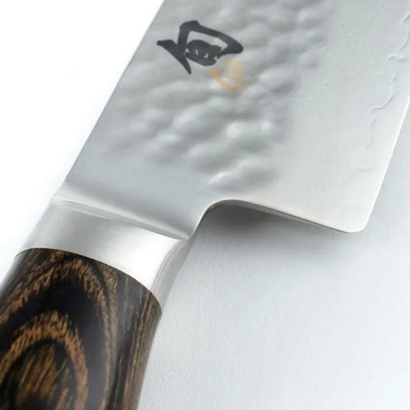 旬 三徳包丁 18cm ナイフ ダマスカス 槌目 プレミア 日本製 Shun