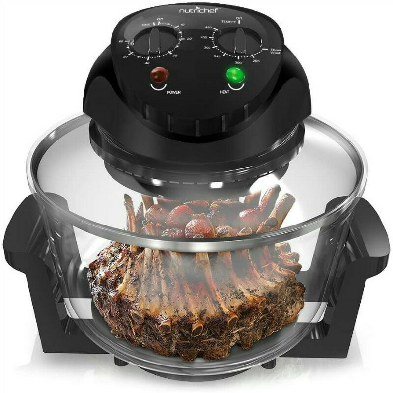 【送料無料】デニ簡単コンベクションオーブン１１ＬガラスDeni10400Quick-n-Easy10-4-QuartConvectionOven