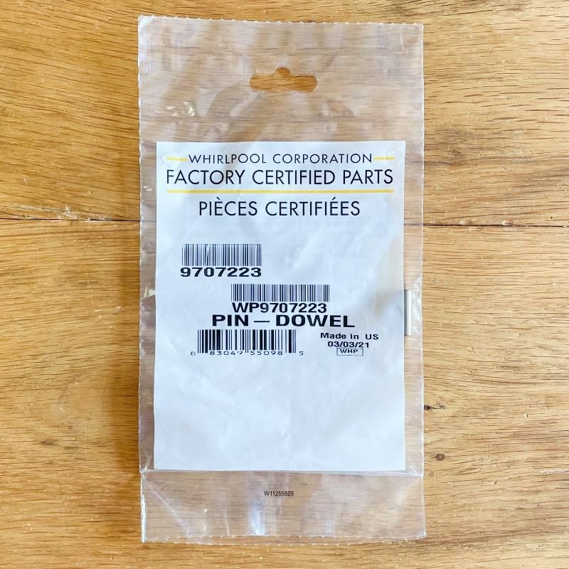 キッチンエイドスタンドミキサー用保持ピンパーツ部品KitchenAid9707223RetainingPinWP9707223
