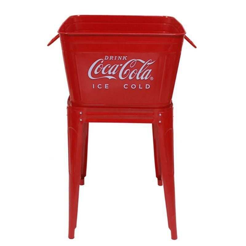 コカコーラ カート型 クーラーボックス 76L キャスター 栓抜き トレー
