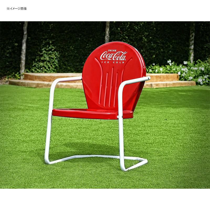 コカコーラ メタル テーブル チェア セット レッド レトロ Coca-Cola