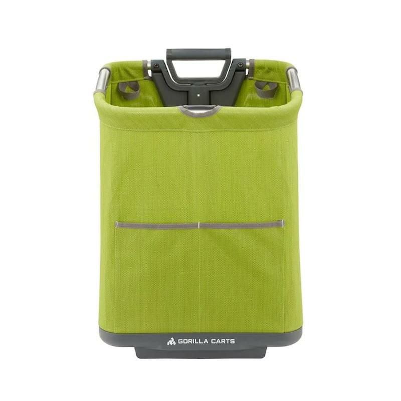ソフトカートキャリーアルミフレーム軽量全天候型通気性生地排水穴付ゴリラカートGorillaCarts2-cuftSoft-SidedFoldingCartGCSS-11G