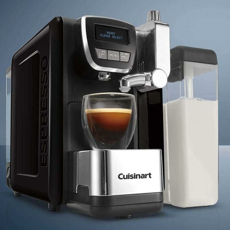 エスプレッソマシンカプチーノラテメーカークイジナートCuisinartEM-25Defined,Cappuccino&LatteEspressoMachine,Black家電