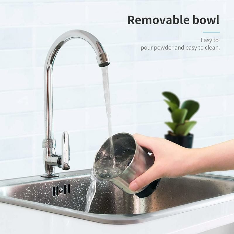 電動グラインダーブレード2種ミルコーヒー豆挽きスパイスSHARDORCoffee&SpiceGrindersElectric,2RemovableStainlessSteelBowlsforDryorWetGrinding,Black家電