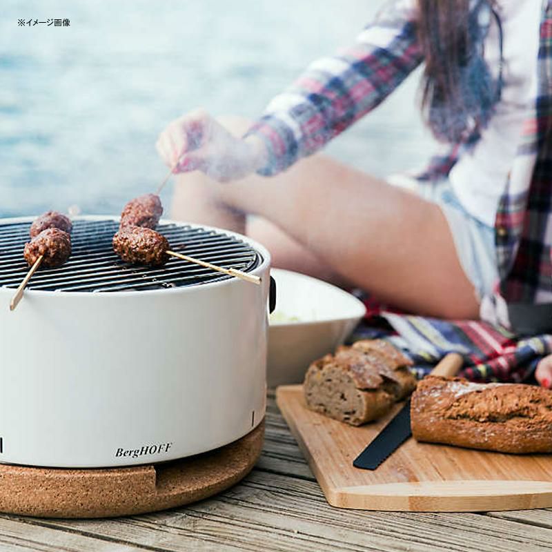 卓上グリル炭火持ち運びカーボンスチールボディシリコンストラップBergHOFFTabletopGrill