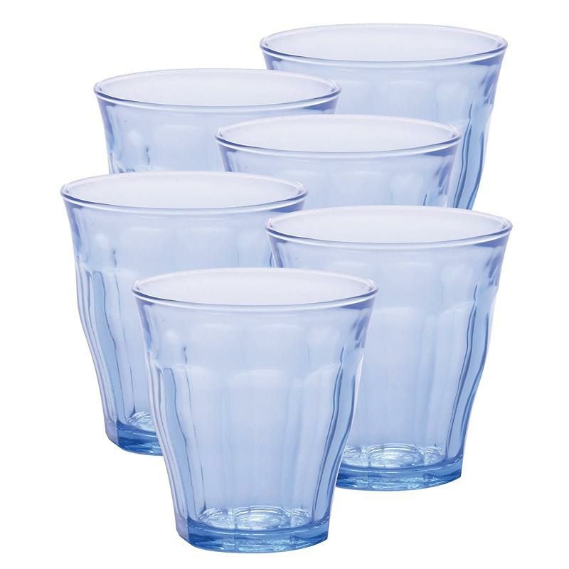 デュラレックス ピカルディ グラス マリンブルー 6個セット 258ml