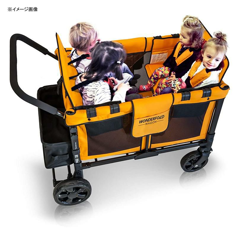 ワゴン ベビーカー 4人用 最大一人15kg シート取り外し可 日よけ付
