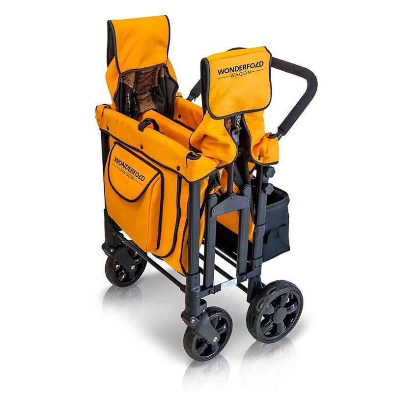 ワゴン ベビーカー 4人用 最大一人15kg シート取り外し可 日よけ付