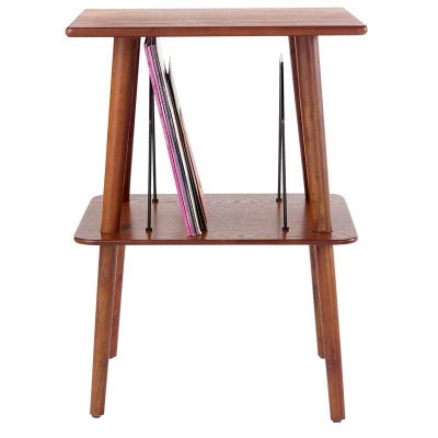 センタースタンド木製ターンテーブル用レコード棚マンチェスタークロスリーCrosleyST66-PAManchesterEntertainmentCenterStand,Paprika