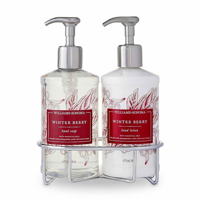 Williams Sonoma ハンドソープ＆ローション＆ステンレスラックセット ウィリアムズソノマ デラックスハンドソープ＆ローションセット