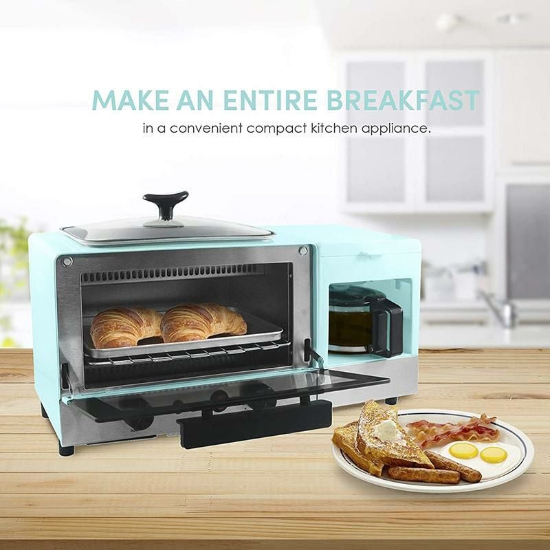 新品　マルチ　コーヒーメーカー　トースター　ホットプレート 3-in-1 朝食メーカー モーニング セット コーヒーメーカー トースター