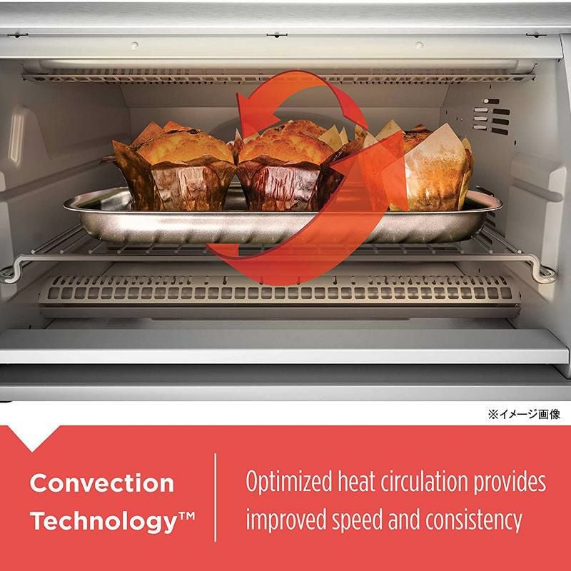 コンベクションオーブンシルバーブラック+デッカーBLACK+DECKERCountertopConvectionToasterOven,Silver,CTO6335S家電
