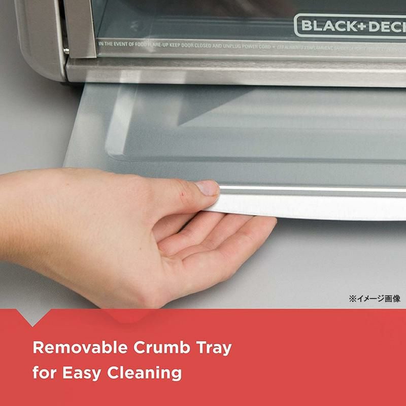 コンベクションオーブンシルバーブラック+デッカーBLACK+DECKERCountertopConvectionToasterOven,Silver,CTO6335S家電