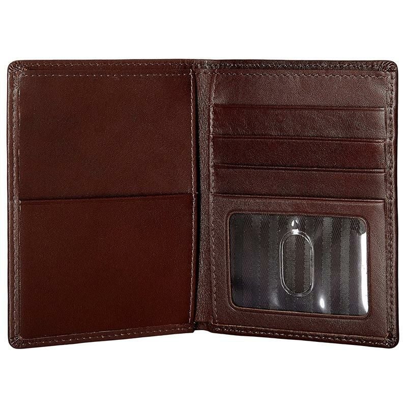 革製パスポートケースカバーホルダーレザークレジットカードクレカRFIDブロックスキミング防止ロイズRoyceLeatherRFIDBlockingBifoldPassportCurrencyTravelWallet