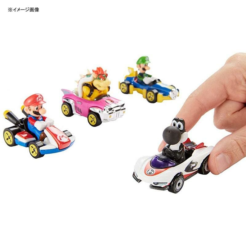ホットウィール マリオカート フィギュア 4体セット ダイキャスト 1:64