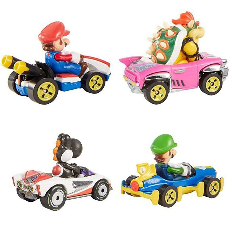 ホットウィール　マリオカート 7個セット ホットウィール マリオカート フィギュア 4体セット ダイキャスト 1:64