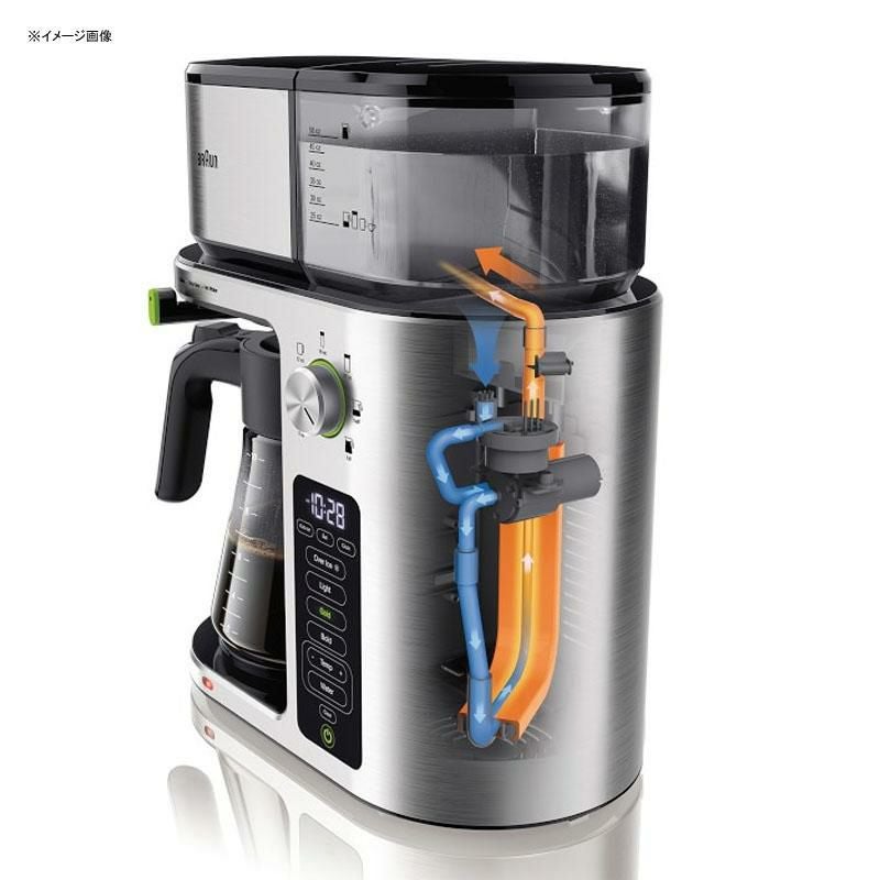 コーヒーメーカー マルチサーブ 10カップ ガラスカラフェ ブラウン BPA
