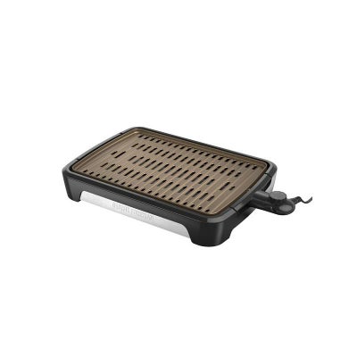 スモークレス電気グリル煙が少ないPFOAフリージョージフォアマン50×33cmGeorgeForeman172Sq.In.OpenGrateSmokelessGrillGFS0172SB