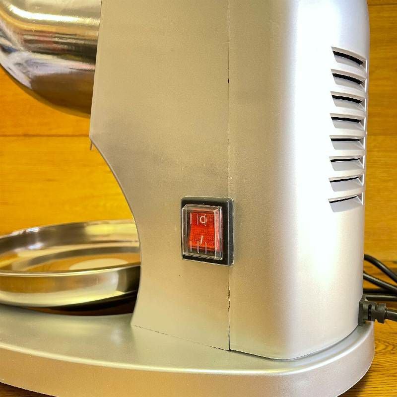 アイスクラッシャーアイスシェーバースノーコーンメーカーかき氷VIVOHOME11InchHeightElectricDualBladesIceCrusherShaverSnowConeMakerMachineSilver143lbs/hrforHomeandCommercialUse家電