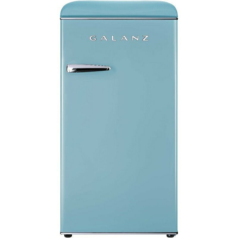 冷蔵庫冷凍庫付1ドア93LレトロGalanz3.3cu.ft.RetroMiniFridgeSingleDoorinHotRodRedwithChiller家電