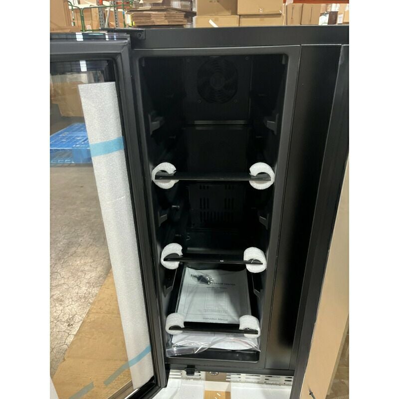 冷蔵庫ワインセラービルトインアンダーカウンター幅60cm130LガラスドアステンレスSummit24InchBuilt-InWine/BeverageCenterALFD24WBV【代引不可】