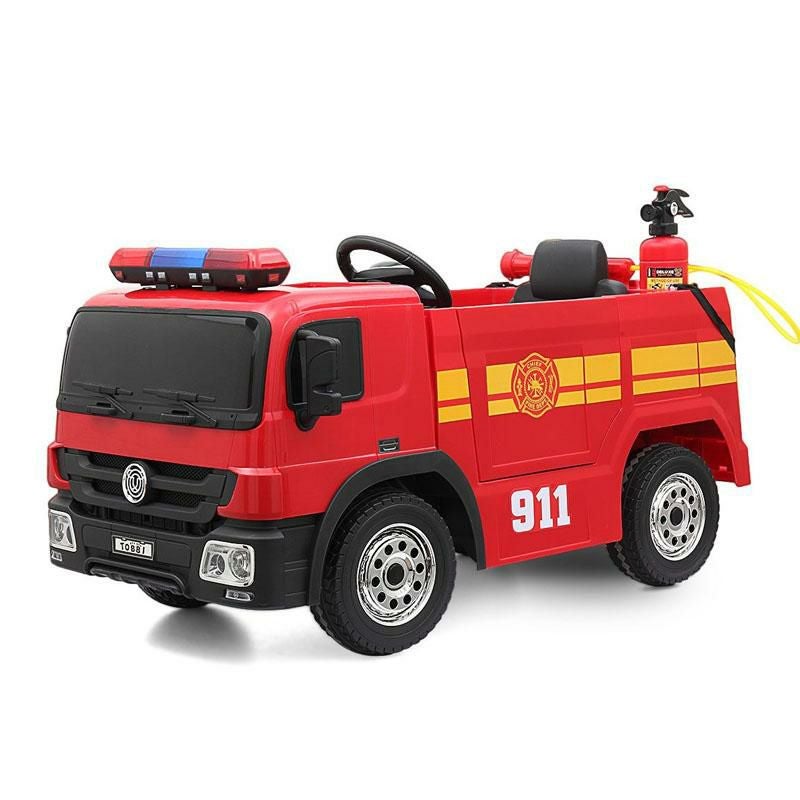 電動自動車   子供 消防車 AIJYU TOYS（アイジュトイズ） 電動乗用カー 消防車 FIRE TRUCK 電動