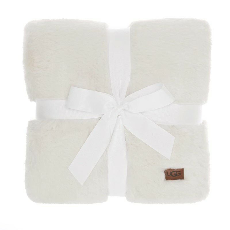 アグファーブランケット毛布リバーシブルユーフォリア177cmX127cmUGGEuphoriaPlushFur-ReversibleThrowBlanket,Indigo