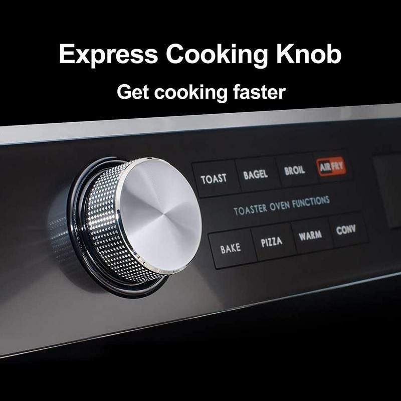 コンベクションオーブン電子レンジノンフライヤーGalanzGTWHG12BKSA104-in-1ToastWavewithTotalFry360,Black家電