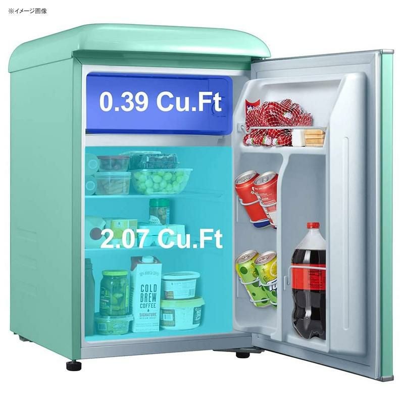 冷蔵庫 冷凍庫 71L 1ドア レトロ Galanz GLR25MGNR10 Retro Compact