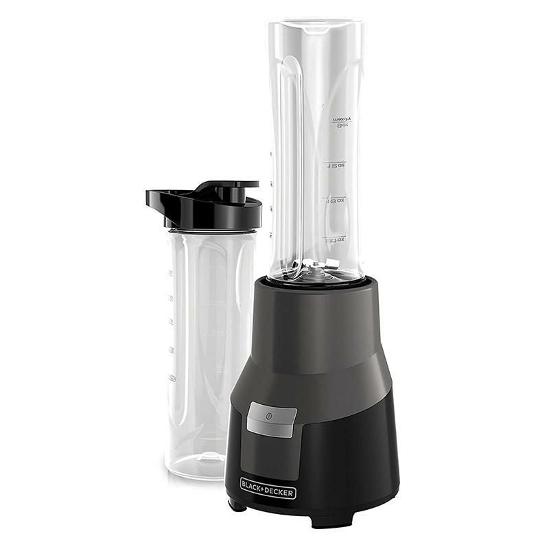 BLACK&DECKER ブレンダー ミキサー パーソナルブレンダー ミキサー 590ml トラベル ジャー2個付 ブラック