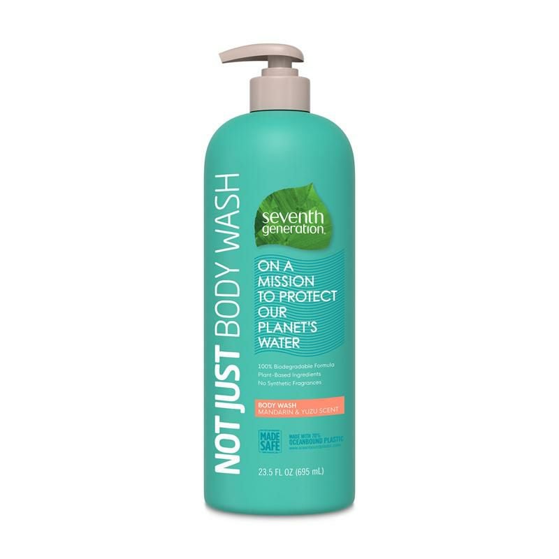 セブンスジェネレーションボディーソープ695mlマンダリンゆずSeventhGenerationBodyWashMandarinandYuzuscent23.5OZ
