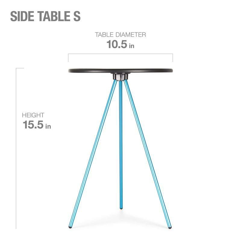 折りたたみサイドテーブル丸ヘリノックスHelinoxPackableSideTableforCamping,Backpacking,Picnics,andTheBeach