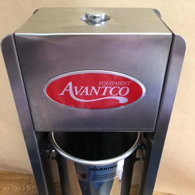 ソーセージスタッファーステンレス縦型4サイズ詰めるAvantcoStainlessSteelVerticalManualSausageStufferwith1/2",3/4",11/4",and11/2"StainlessSteelFunnels