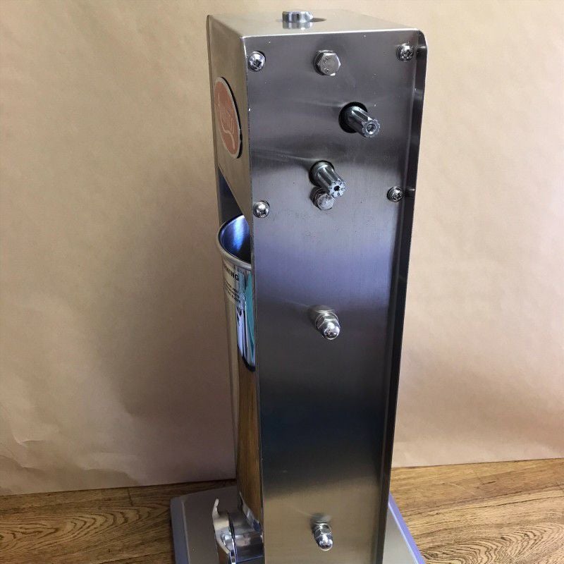 ソーセージスタッファーステンレス縦型4サイズ詰めるAvantcoStainlessSteelVerticalManualSausageStufferwith1/2",3/4",11/4",and11/2"StainlessSteelFunnels