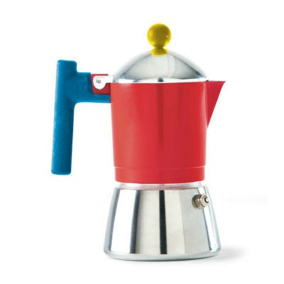 エスプレッソメーカーポット190mlカラフル直火IH対応MoMACoccaMokaEspressoPot