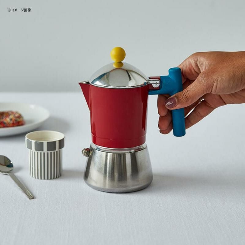 エスプレッソメーカーポット190mlカラフル直火IH対応MoMACoccaMokaEspressoPot